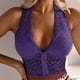 thumbnail image 2 of Moda mujer encaje correas belleza espalda envoltura ahueca hacia fuera sujetador ropa interior Fridja  nalpqowj37156, 2 of 5