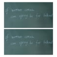 thumbnail image 3 of YOPTOP Two Sided Wooden Frame Chalkboard with Five Chalk Pieces, 24" Wide,Green, 3 of 7