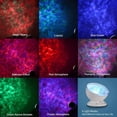 thumbnail image 3 of Máquina de sonido con proyector Ocean Wave, proyector de luz nocturna con modos de iluminación remota, lámpara de agua para niños y adultos (blanco), 3 of 5