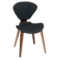 thumbnail image 2 of Armen Living Lisa Fabric Accent Chair in Charcoal, 2 of 2