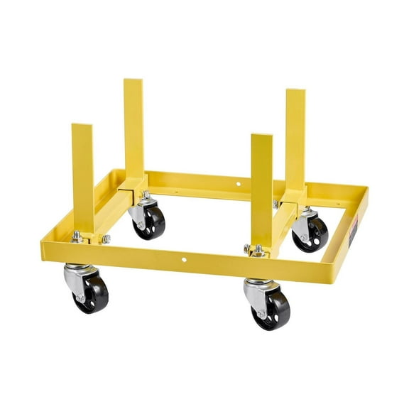 Engine Stand 750 LBS Adjustable Motor Hoist Dolly with 4 Casters