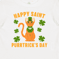 thumbnail image 4 of Inktastic St. Patrick's Day Happy Saint Purrtrick's Day Boys or Girls Baby T-Shirt, 4 of 5