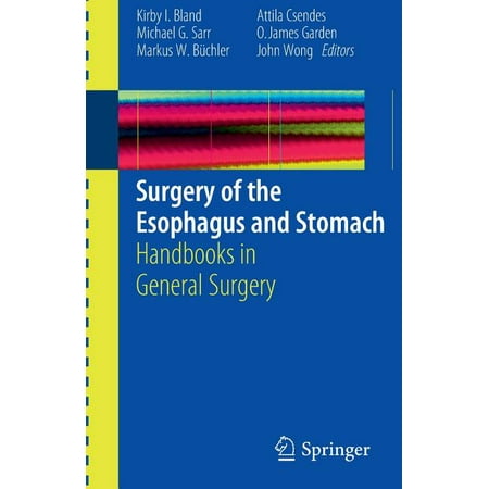 UPC: 9781849964371 | Handbooks in General Surgery: Surgery of the Esophagus and Stomach (Paperback)