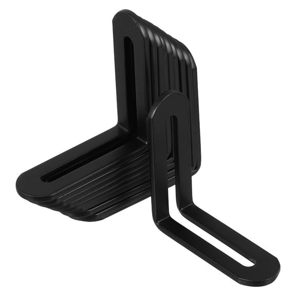 Masteelf 10pcs Stainless Steel L Shape Brackets Heavy-Duty Corner Braces For Shelves Thickened Brackets For Wood Shelf Cabinet And Household Hardware