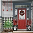 thumbnail image 3 of Christmas Trees Garden Flag 12x18 Inch Vertical Double Sided Welcome Christmas Winter Holiday Outside Decorations Burlap Yard Flag, 3 of 6