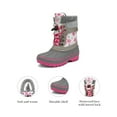 thumbnail image 4 of Dream Pairs Toddlers Kids Boys Girls Winter Snow Boots Waterproof Outdoor Shoes KMONTE-1 WHITE/FAUXIA Size 5, 4 of 6