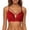 Red, variant on Women’s Bras Bras for Women Supportive Wireless Push Up Bra Full Coverage No Underwire Seamless Plus Size for Older Women Black 32