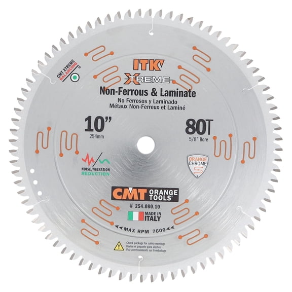 CMT 254.080.10 ITK Industrial Saw Blade for Table and Miter Saws
