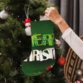 thumbnail image 5 of Lsque 18 Inches Merry Christmas Pattern Christmas Stockings Hanging Ornaments,Knitted Xmas Fireplace Hanging Stocking,Holiday Decoration, 5 of 7