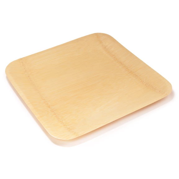 Square Disposable Bamboo Veneer Plates