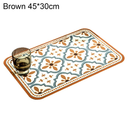 

Wanwan Coaster Reusable Heat Insulation Faux Leather Kitchen Decoration Coffee Pad for Restaurants
