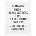 thumbnail image 1 of Juego de Letras G GAMIT 378 piezas Letras Negras de 1 pulgada, 1 of 5