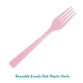 thumbnail image 5 of Girl Dinosaur Party Supplies - Yellow, Mint, & Pink Dino Round Paper Dessert Plates, Beverage Napkins, and Forks (16 Plates, Napkins, & Forks), 5 of 8