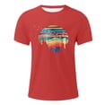 thumbnail image 3 of Wxolcjlv Mens T-Shirts Casual Graphic Printed Short Sleeve Crewneck Tee Shirts Summer Comfortable Daily Wear Tee Tops, 3 of 3