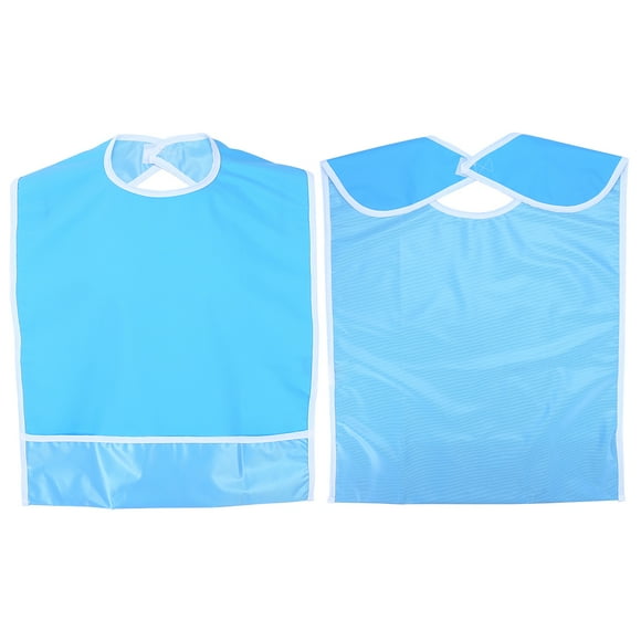 Fugacal Baberos para adultos Impermeable adulto babero a prueba de fugas de una sola capa PVC Fugacal No se aplica