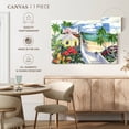 thumbnail image 5 of Elephant Stock Island Cliffs Wall Art - Horizontal Canvas Wall Art - Living Room Wall Decor - Beach Canvas - Yellow And Blue Decor By Paul Brent - 48" x 32", 5 of 8