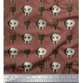 thumbnail image 1 of Soimoi Modal Satin Fabric Great Dane & Doberman Dog Print Fabric by The Yard 42 Inch Wide, 1 of 1