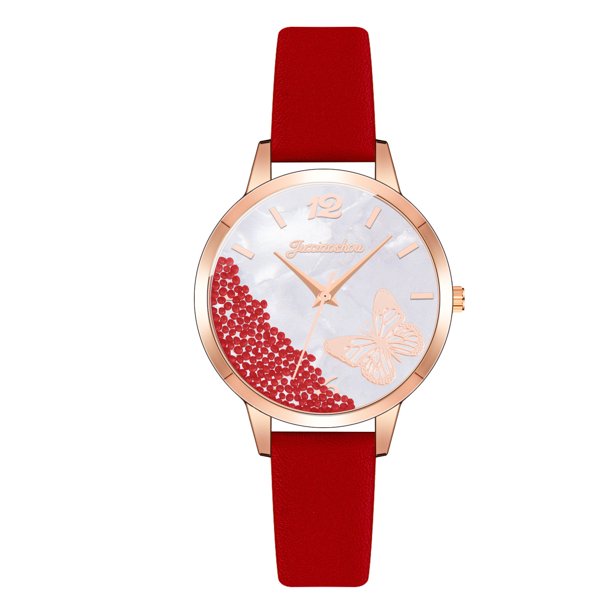 Juxiaosho Reloj de moda para mujer Reloj de acero inoxidable Vestido casual Muñeca Cristal Wmkox8yii gfajkfgbkjabf588