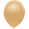 Way To Celebrate 12" All Occasion and Ages Gold Balloons, 12 Count