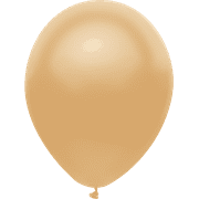 Way To Celebrate 12" All Occasions and Ages Gold Balloons, 12 Count