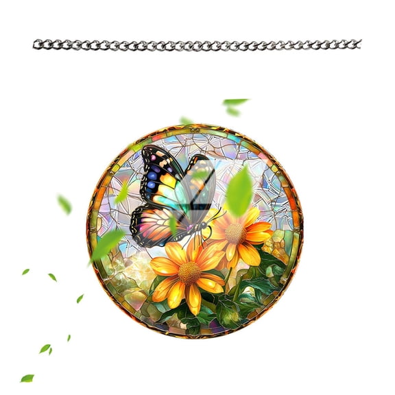 Sun Catchers Indoor Window, Acrylic Rainbow Suncatcher Window Hanging Decoration for Living Room Bedroom Summer Home Balcony Ornaments Decoration