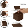 thumbnail image 2 of Levantadores de cama Utopia Bedding, paquete de 8 unidades, 7,5 cm, ajustables de 3 y 6 pulgadas, 2 of 8