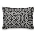 thumbnail image 2 of Creative Products Relax Black and White Geometric Quatrefoils 14x20 Indoor / Outdoor Pillow, 2 of 3