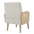 thumbnail image 5 of Pemberly Row Teddy Fleece Fabric Demarest Accent Chair in Almond Color, 5 of 9