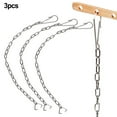 thumbnail image 4 of MYG 3pc Toilet Handle Chain Stainless Steel Toilet Flapper Lift Chain, 4 of 9