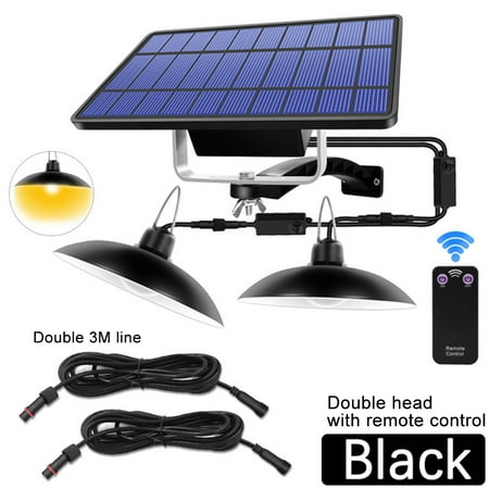 

GETHOME Wide Adjustable Remote Control Solar Pendant Lights IP65 Storage Room