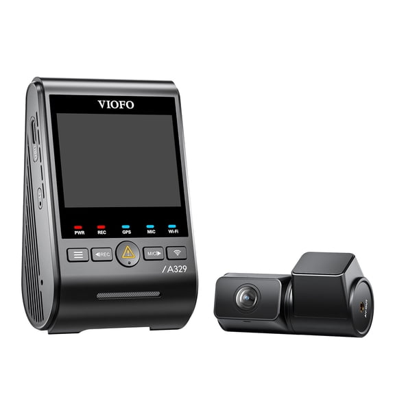 VIOFO A329 2CH First 4K 60FPS Front and 2K Rear Wi-Fi 6 Dash Cam HDR with Sony STARVIS 2 Sensors Support SSD Storage