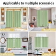 thumbnail image 6 of Green Grunge Street Style Painting Brush Print Ombre Design Kitchen Curtains Small Short 39 Inch Length, Bedroom Living Room Curtains, Light Filter Cafe Curtain Drapes 2 Panels Set 55''x39'', 6 of 9