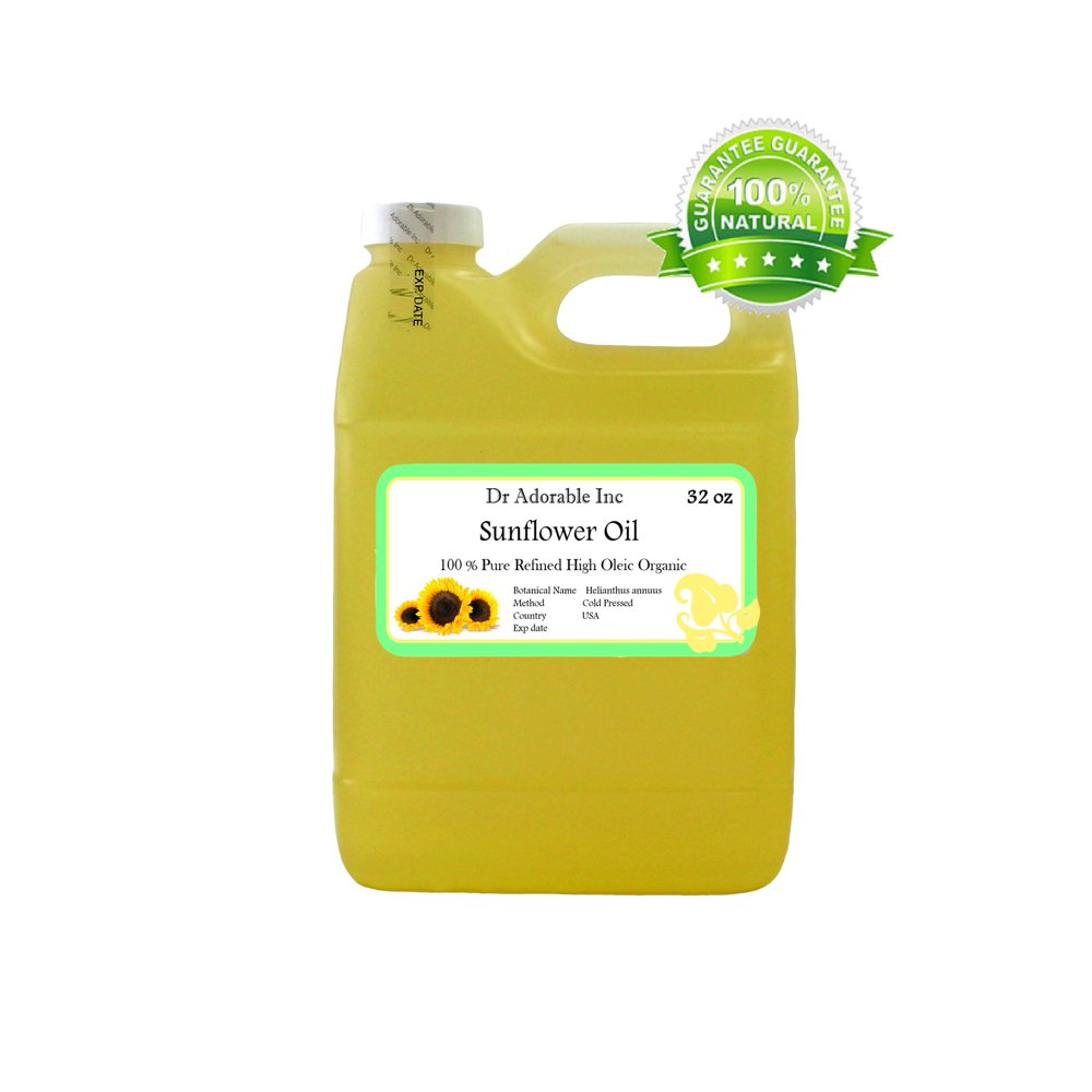 Dr. Adorable Sunflower Seed Oil Refined 100 Pure Organic Cold