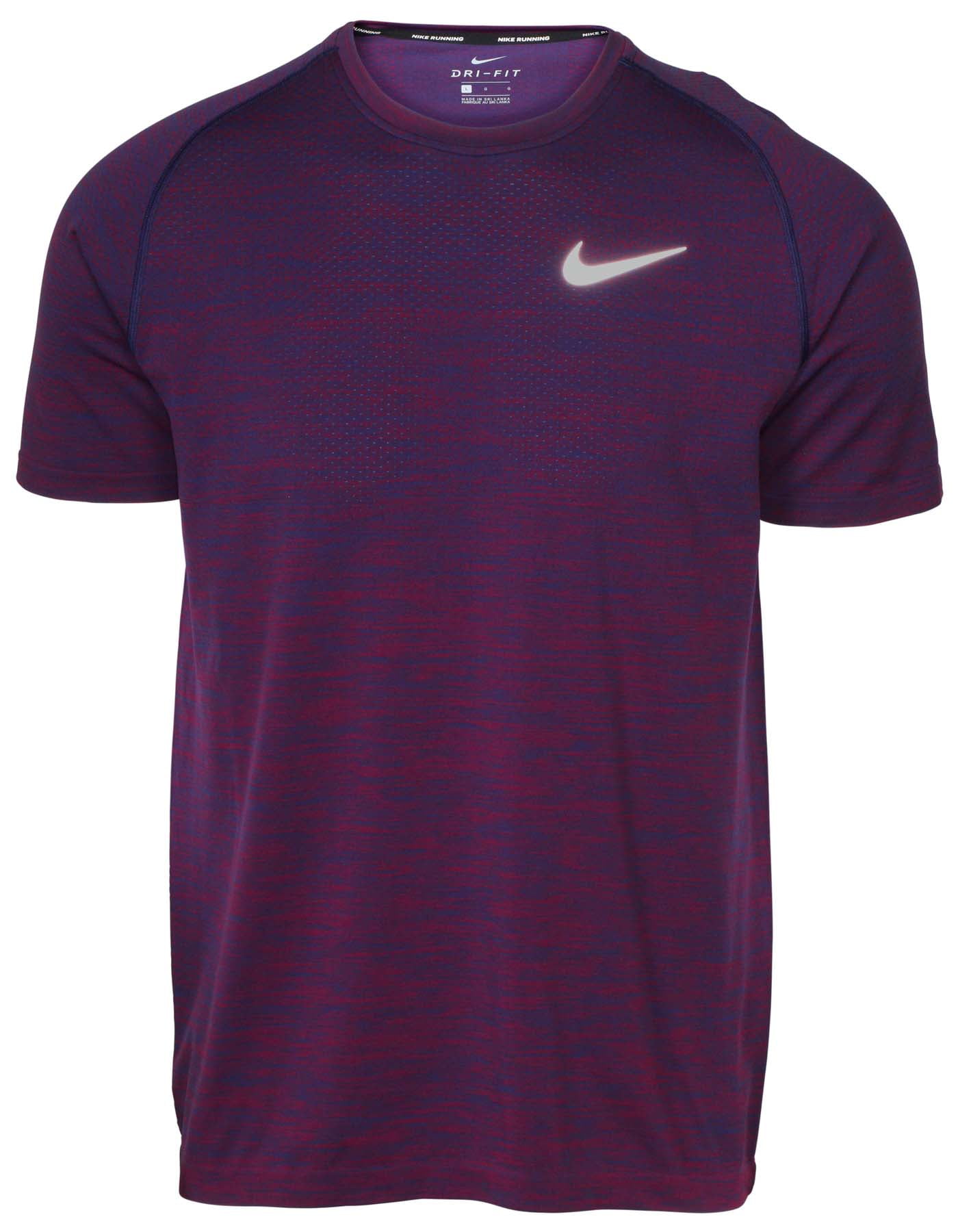 Nike Men's DriFit Knit Running ShirtPurple