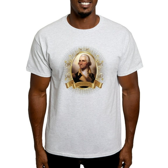 CafePress - George Washington Portrait Cl Light T Shirt - Men's Classic Graphic T-Shirt