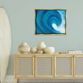 thumbnail image 3 of Stupell Industries Swirling Ocean Wave Coastal Painting Gold Floater Framed Canvas Art Print Wall Art, 31 x 25, 3 of 10