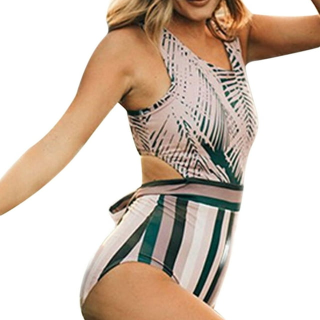 Maoww Non-toxic And Skin-friendly Bathing Suit For Safe And Enjoyable Water Sports Leaves L