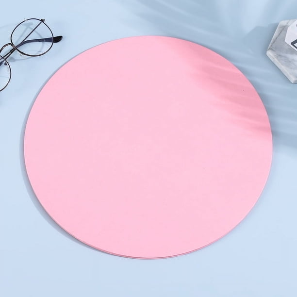 Cartulina de color redonda para pintar a mano, papel de dibujo, papel de pintura con plomo de color para niños, papel grueso y duro de 250 g