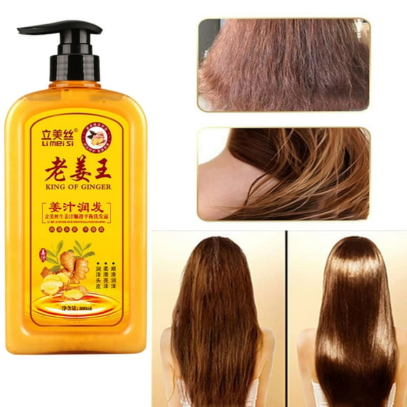 Holiday Deals Naittoop Ginger Hair Regrowth Shampoo Ginger Shampoo for -Hair Loss Hair Shampoo Conditioner