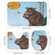 thumbnail image 3 of Gruffalo-theme 4-Piece Shower Curtain Set with Rugs, Waterproof Bathroom Decor Set Includes Bath Mat, U-Shaped Rug, Toilet Lid Cover and Curtain with Hooks, 3 of 6