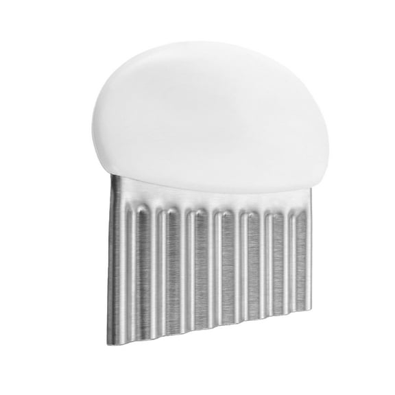 Raindrops  Gadget Wavy Vegetables Slicer Wave Potato Cutter White