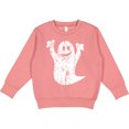 thumbnail image 2 of Inktastic Halloween Cute White Grunge Ghost Toddler Sweatshirt, 2 of 4