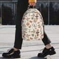 thumbnail image 2 of Disketp Forest Mushrooms Insects Mochila Escolar de 15 Pulgadas, Mochila Ligera para Estudiantes, Viajes y Trabajo, Cómoda y Resistente para el Uso Diario, 2 of 6
