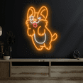 thumbnail image 2 of C-craft Corgi Dog Neon Sign Wall Art Teen Room Decor Led Sign For Living Room Wall Decor, 2 of 4