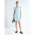 thumbnail image 2 of Free Assembly Women's Lace Up Cotton Mini Dress, Sizes XS-XXL, 2 of 5