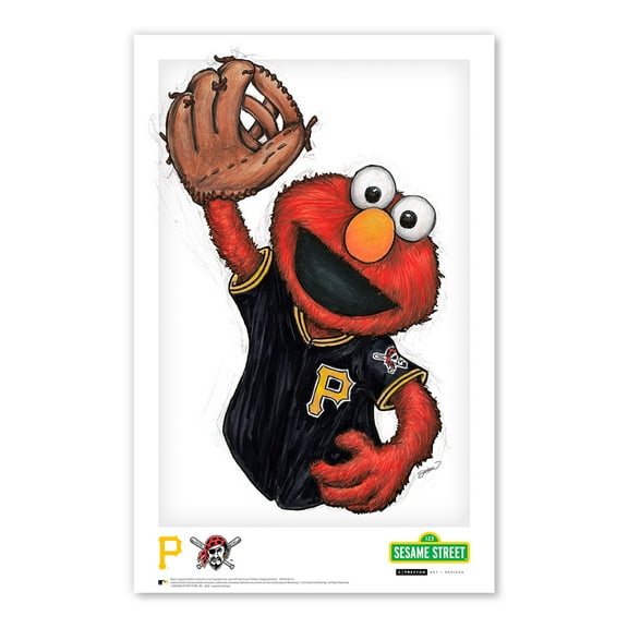 Pittsburgh Pirates 11" x 17" Sesame Street Poster Print