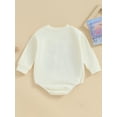 thumbnail image 4 of Faithtur Chandails en Molleton d'Automne pour Garçons Tout-Petits Beige Manches Longues Imprimé Lettre Chandail Col Rond Hauts Chemises, 4 of 9