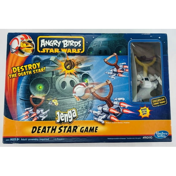 Pre-Owned Angry Birds - Jenga Death Star Game New Condition!