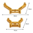 thumbnail image 4 of 2x Torre de choque trasera delantera 1/16 Modificación de acceso para camiones Reemplazo ontaje Actualización RC Piezas de automóvile Oro Baoblaze Piezas de coches RC, 4 of 4