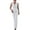 White, variant on Vest Pants Suits for Women Business 2 Piece Dressy Casual Outfits Sleeveless Blazer straight pants pantsuit sets, S